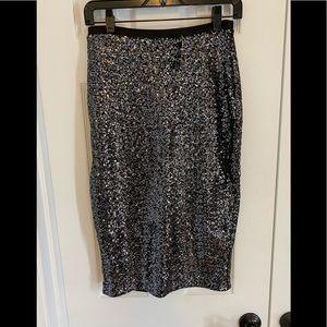Sequin Pencil Skirt